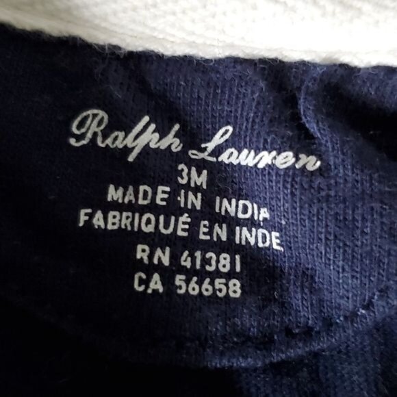 3 Months Ralph Lauren Jumper Jumpsuit Coveralls Hooded Hoodie INFANT BABY - Picture 9 of 12